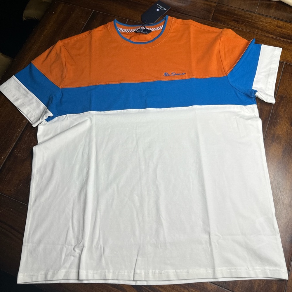Crewneck short sleeve T-shirt Ben Sherman retro coastal California classic
